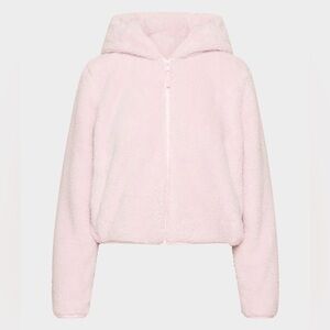 Aritzia Sunday Best Larkspur Full Zip Hoodie – Fleece - Pink XXS NWT